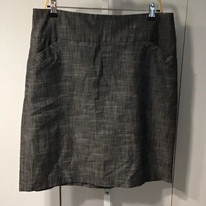 Larry Levine Charcoal Pencil Skirt